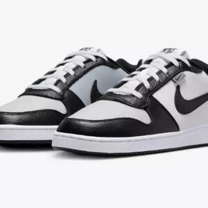 Nike Mens Ebernon Low Prem Shoe Black White Sz 11.5 AQ1774-102